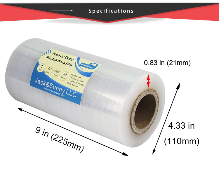 Durable Plastic Stretch Wrap Film Size_02